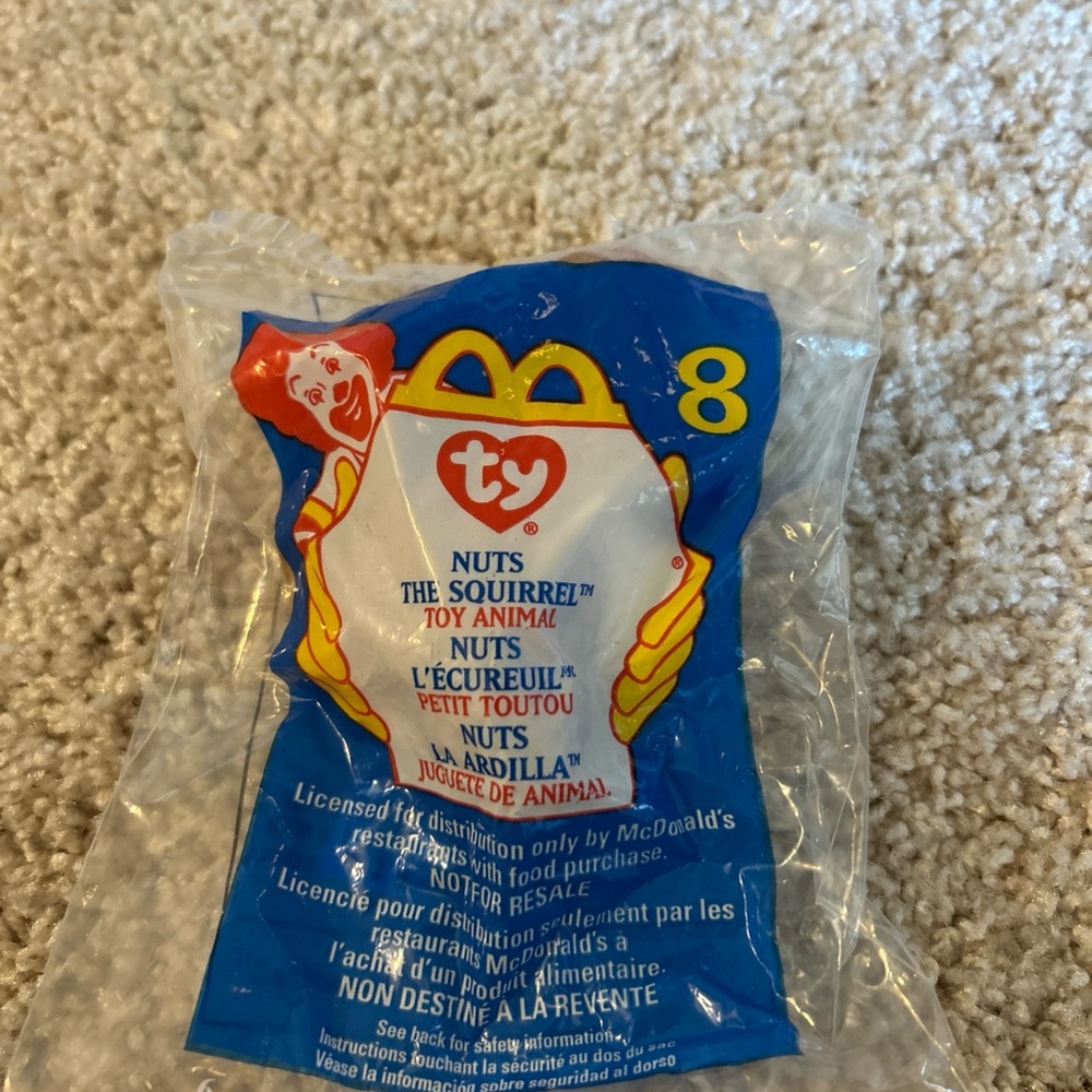 Ty beanie baby (McDonald’s) Nuts the Squirrel Toy